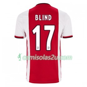 Camisolas de Futebol AFC Ajax Daley Blind 17 Equipamento Principal 2019/20 Manga Curta